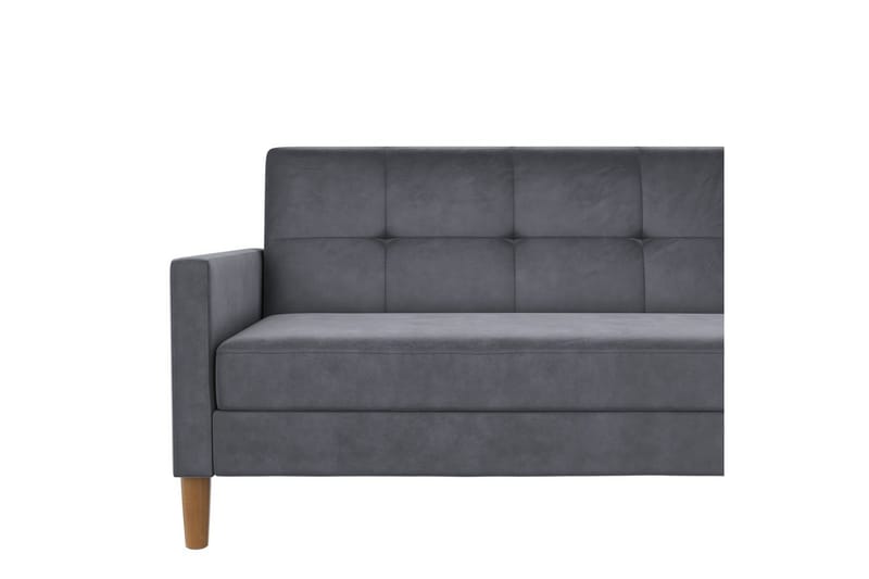 Schäslong Lilly Antracit, Sammet - Antracit, Sammet - Möbler - Vardagsrum - Soffor - Divansoffa & schäslong