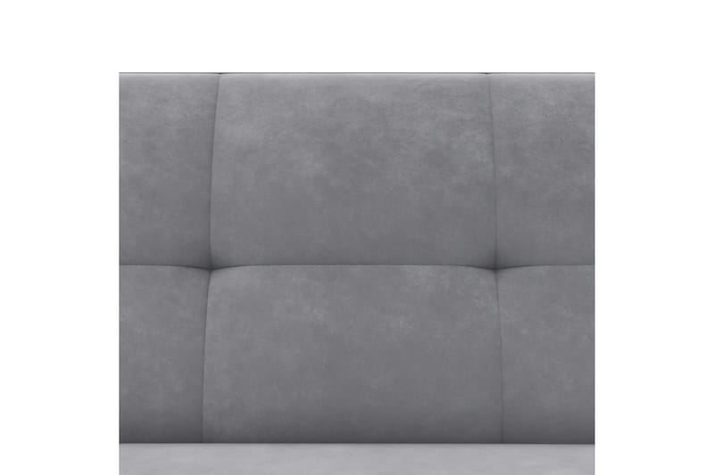 Schäslong Lilly Ljusgrå, Sammet - Ljusgrå, Sammet - Möbler - Vardagsrum - Soffor - Divansoffa & schäslong