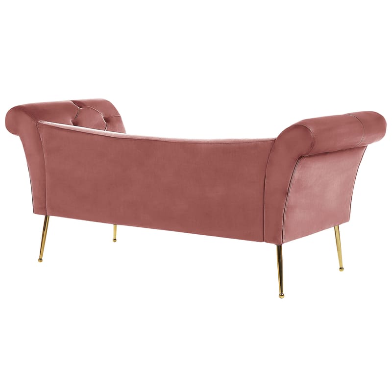 Schäslong Nantilly - Rosa - Möbler - Vardagsrum - Fåtöljer - Schäslongfåtöljer & divanfåtöljer