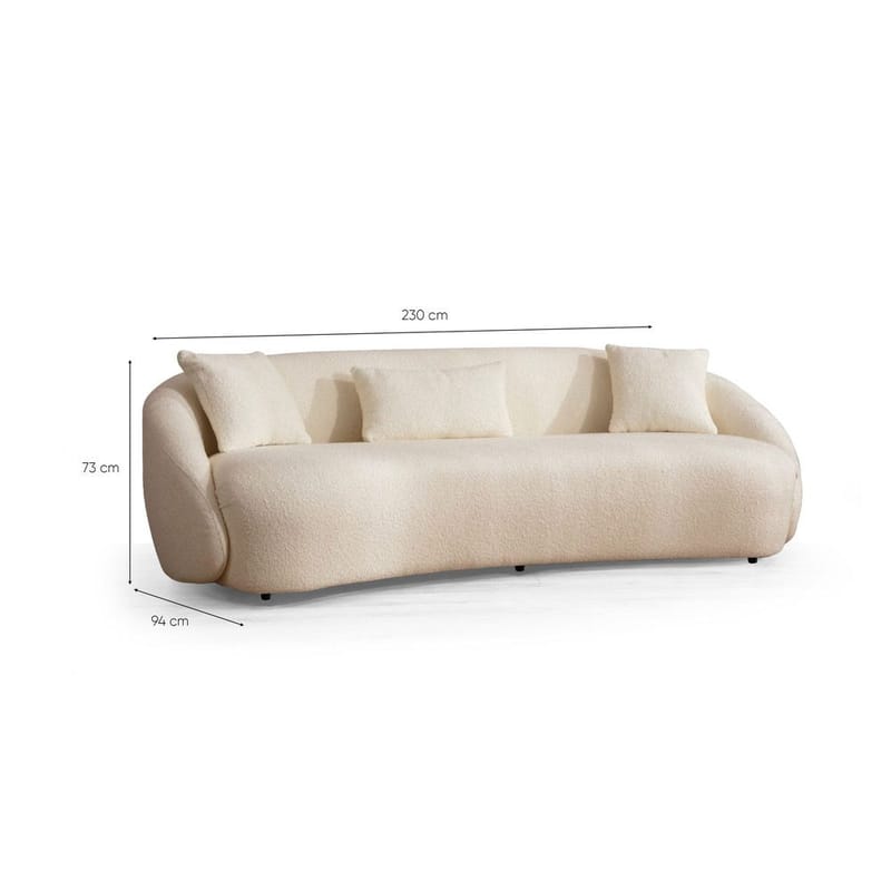 Scone 3-sits Soffa - Krämvit - Möbler - Vardagsrum - Soffor - 3-sits soffor