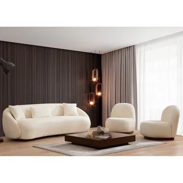 Scone 3-sits Soffa - Krämvit - Möbler - Vardagsrum - Soffor - 3-sits soffor
