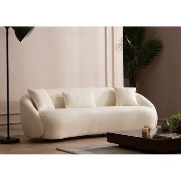 Scone 3-sits Soffa - Krämvit - Möbler - Vardagsrum - Soffor - 3-sits soffor