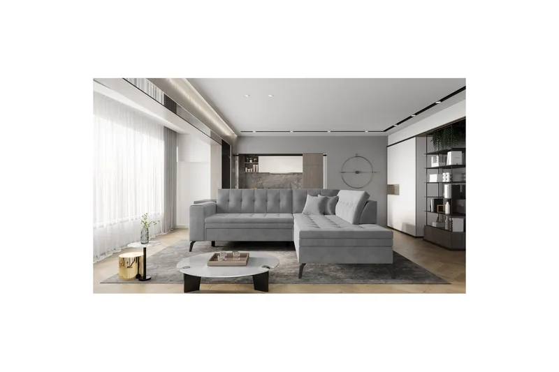 Sektion Eltap Lanvin 260x210x93 cm - Sola 4, Höger - Möbler - Vardagsrum - Soffor - Divansoffa & schäslong