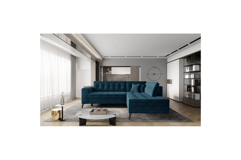Sektion Eltap Lanvin 260x210x93 cm - Velvetmat 40, Höger - Möbler - Vardagsrum - Soffor - Divansoffa & schäslong