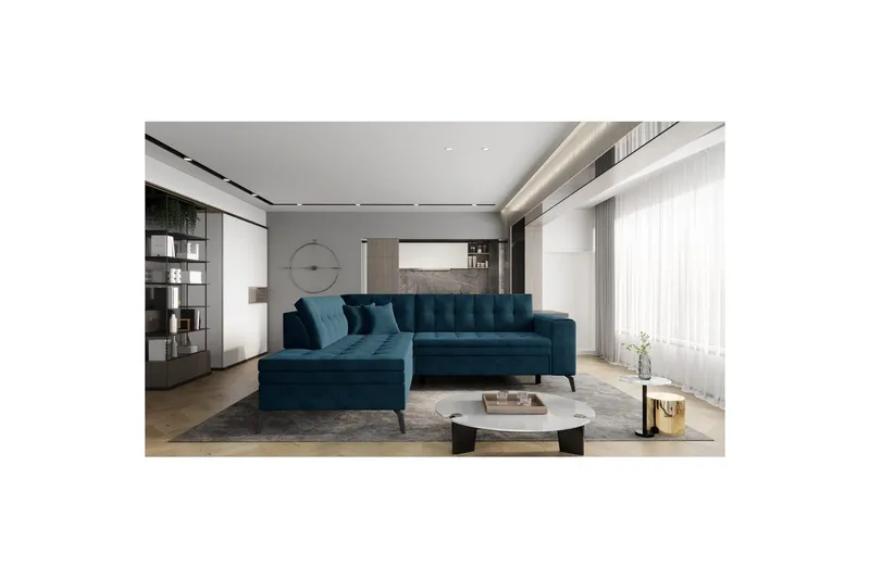 Sektion Eltap Lanvin 260x210x93 cm - Velvetmat 40, Vänster - Möbler - Vardagsrum - Soffor - Divansoffa & schäslong