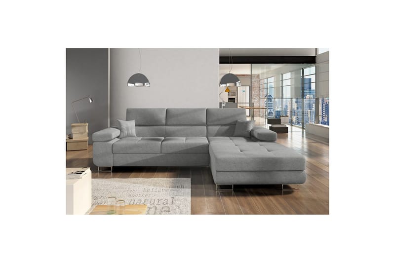 Sektionssoffa Eltap Armando 289x85x203 cm - Gusto 88, Grå, Höger - Möbler - Vardagsrum - Soffor - Divansoffa & schäslong