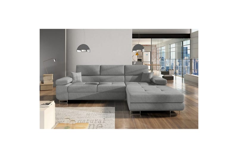 Sektionssoffa Eltap Armando 289x85x203 cm - Gusto 88, Grå, Höger - Möbler - Vardagsrum - Soffor - Divansoffa & schäslong