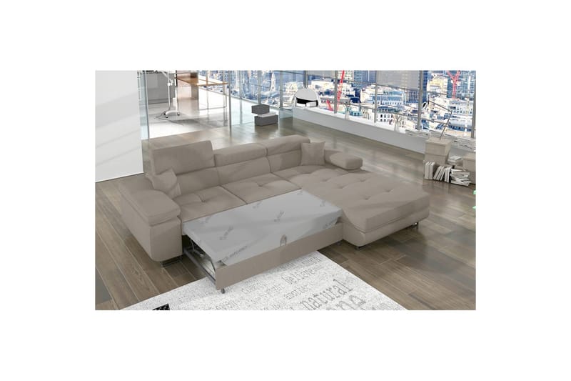 Sektionssoffa Eltap Armando 289x85x203 cm - Jarell 20, Beige, Höger - Möbler - Vardagsrum - Soffor - Divansoffa & schäslong