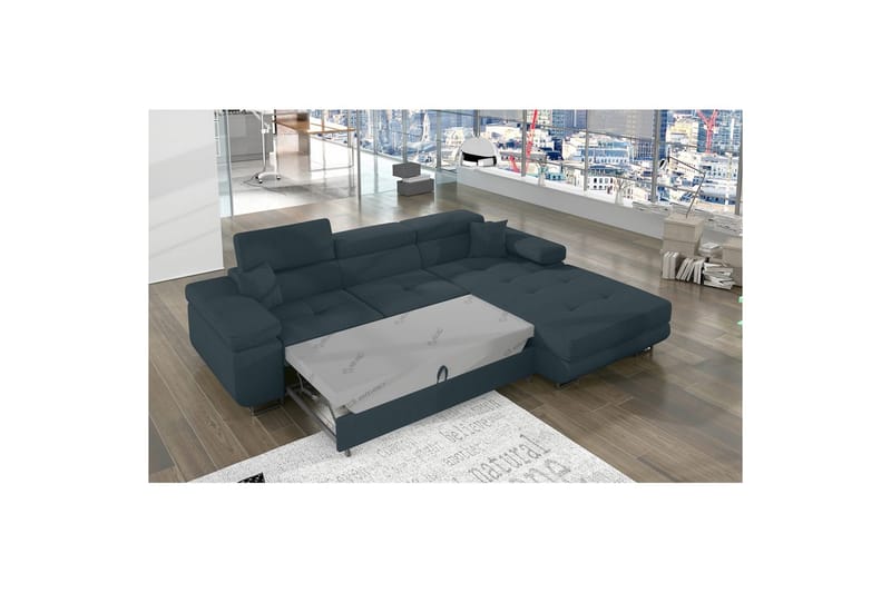 Sektionssoffa Eltap Armando 289x85x203 cm - Jarell 38, Blå, Höger - Möbler - Vardagsrum - Soffor - Divansoffa & schäslong