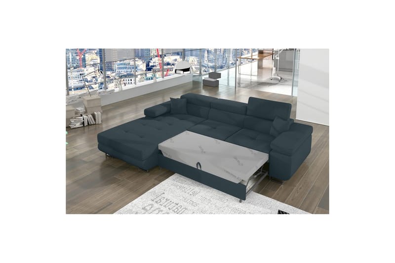 Sektionssoffa Eltap Armando 289x85x203 cm - Jarell 38, Blå, Vänster - Möbler - Vardagsrum - Soffor - Divansoffa & schäslong