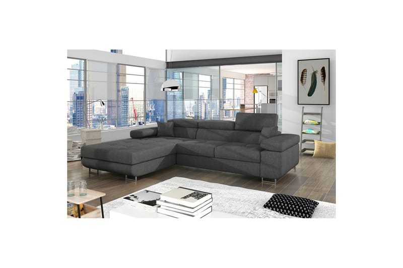 Sektionssoffa Eltap Armando 289x85x203 cm - Sawana 21, Grå, Vänster - Möbler - Vardagsrum - Soffor - Divansoffa & schäslong