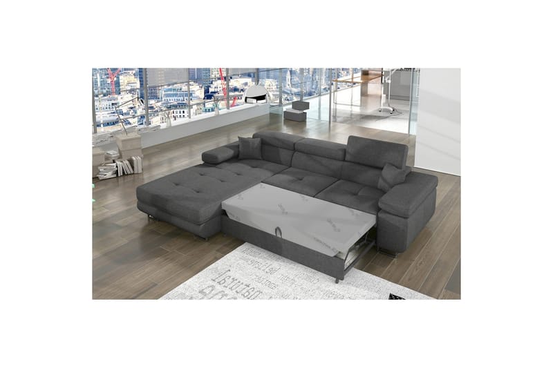 Sektionssoffa Eltap Armando 289x85x203 cm - Sawana 21, Grå, Vänster - Möbler - Vardagsrum - Soffor - Divansoffa & schäslong