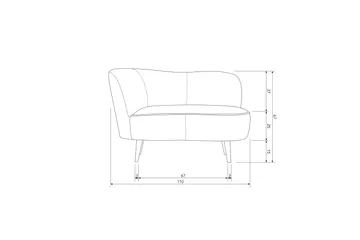 Serra Loungefåtölj - Grön - Möbler - Vardagsrum - Soffor - 2-sits soffor