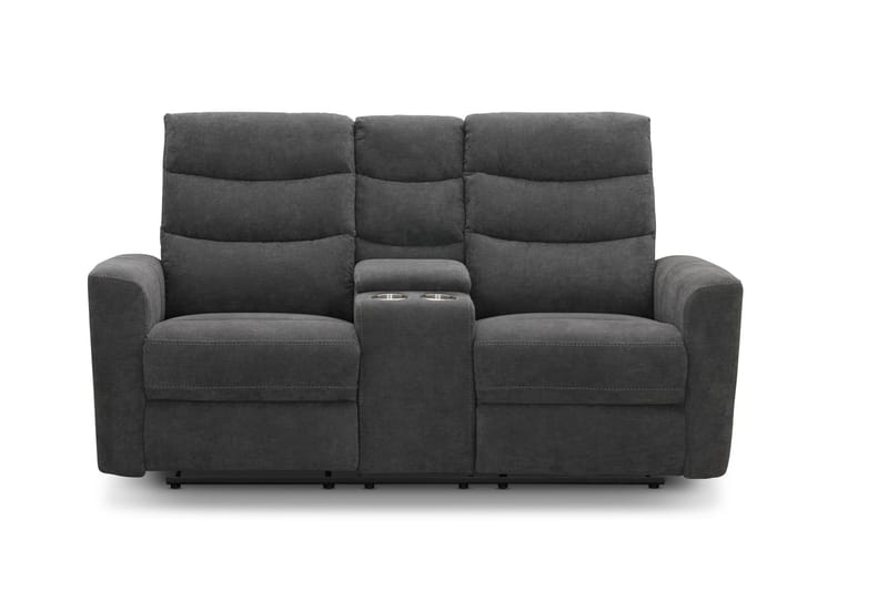 Shano Reclinersoffa 2-sits Elektrisk - Grå - Möbler - Vardagsrum - Soffor - Reclinersoffor & Biosoffor