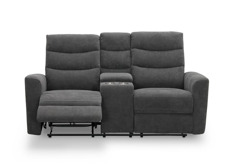 Shano Reclinersoffa 2-sits Elektrisk - Grå - Möbler - Vardagsrum - Soffor - Reclinersoffor & Biosoffor