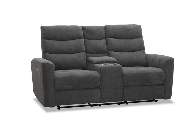 Shano Reclinersoffa 2-sits Elektrisk - Grå - Möbler - Vardagsrum - Soffor - Reclinersoffor & Biosoffor
