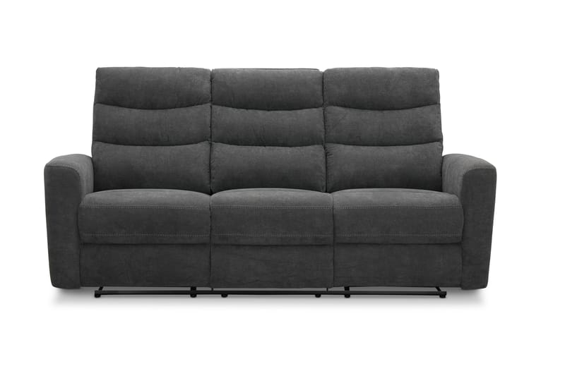 Shano Reclinersoffa 3-sits Manuell - Grå - Möbler - Vardagsrum - Soffor - Reclinersoffor & Biosoffor