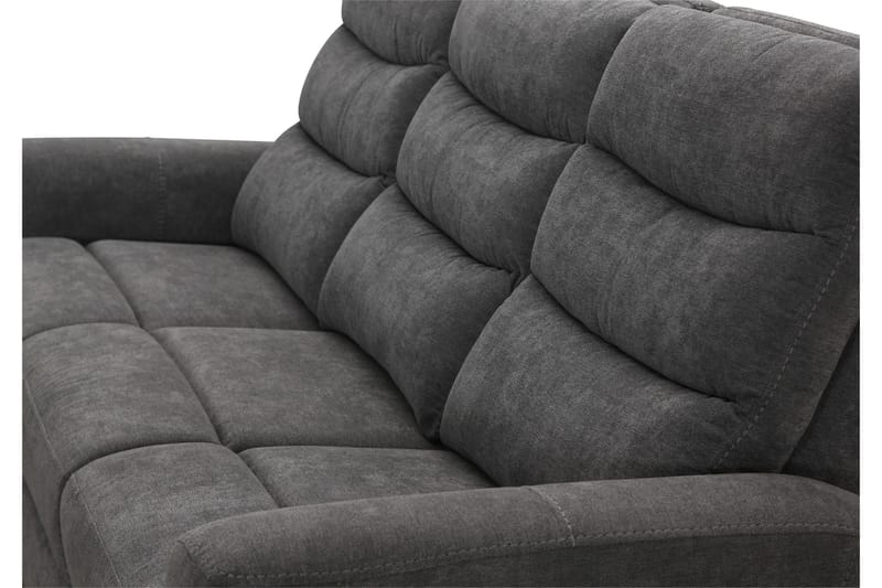 Shano Reclinersoffa 3-sits Manuell - Grå - Möbler - Vardagsrum - Soffor - Reclinersoffor & Biosoffor