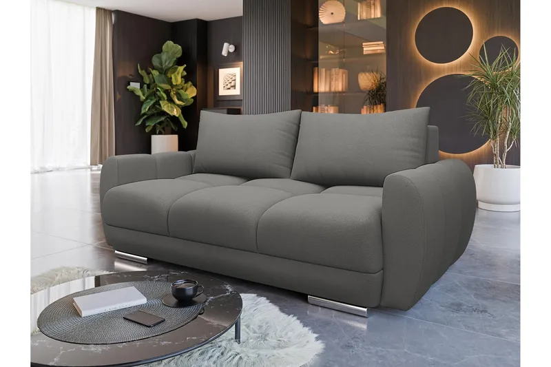 Simerly Soffa 3-sits - Mörkgrå - Möbler - Vardagsrum - Soffor - 3-sits soffor
