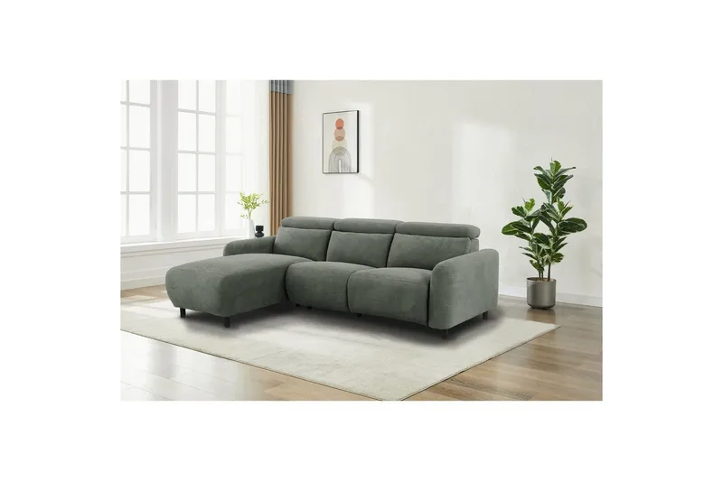 Skaane Reclinersoffa 3-sits - Grå - Möbler - Vardagsrum - Soffor - Reclinersoffor & Biosoffor