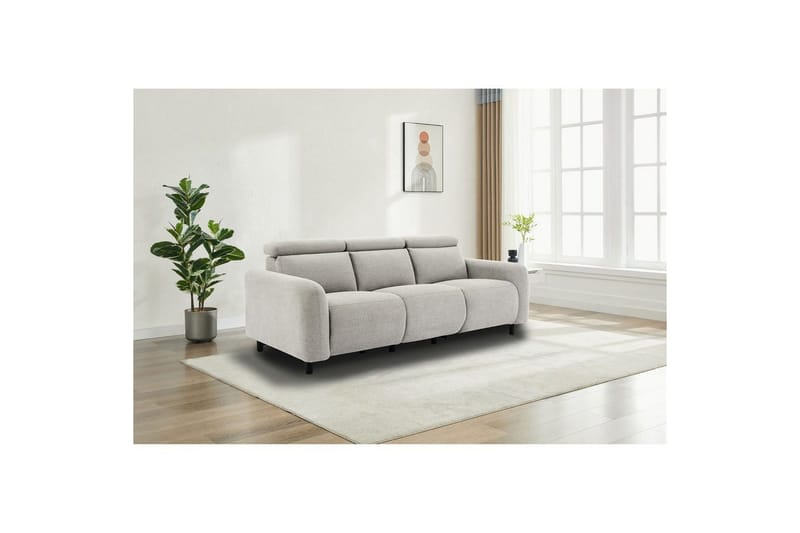 Skaane Reclinersoffa 3-sits - Grå - Möbler - Vardagsrum - Soffor - Reclinersoffor & Biosoffor