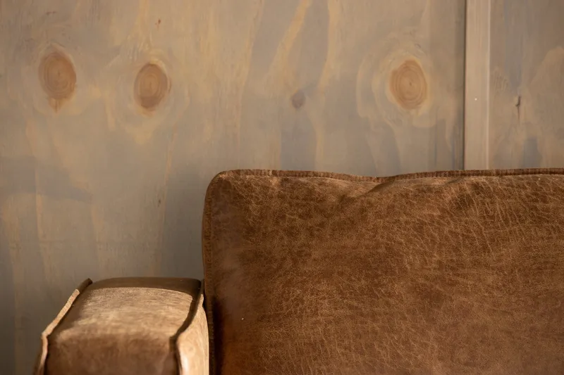 Akron 3-sits Soffa Bondedläder - Brun - Möbler - Vardagsrum - Soffor - Skinnsoffor