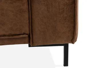 Akron 3-sits Soffa Bondedläder - Brun - Möbler - Vardagsrum - Soffor - 3-sits soffor