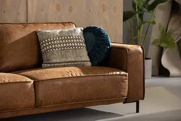 Akron 3-sits Soffa Bondedläder - Brun - Möbler - Vardagsrum - Soffor - 3-sits soffor