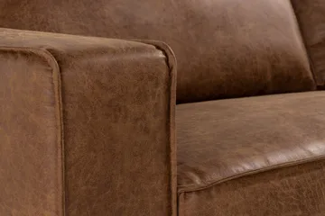 Akron 3-sits Soffa Bondedläder - Brun - Möbler - Vardagsrum - Soffor - 3-sits soffor