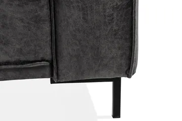 Akron 3-sits Soffa Bondedläder - Mörkgrå - Möbler - Vardagsrum - Soffor - Skinnsoffor