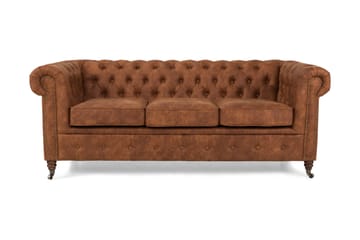 CHESTERFIELD LUX 3-sits Soffa Cognac