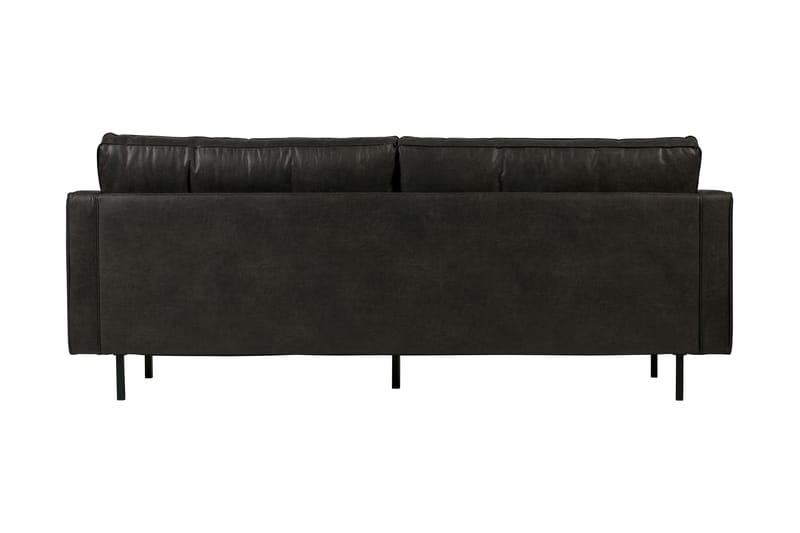 DIXON 2,5-sits Soffa Svart - Möbler - Vardagsrum - Soffor - Skinnsoffor