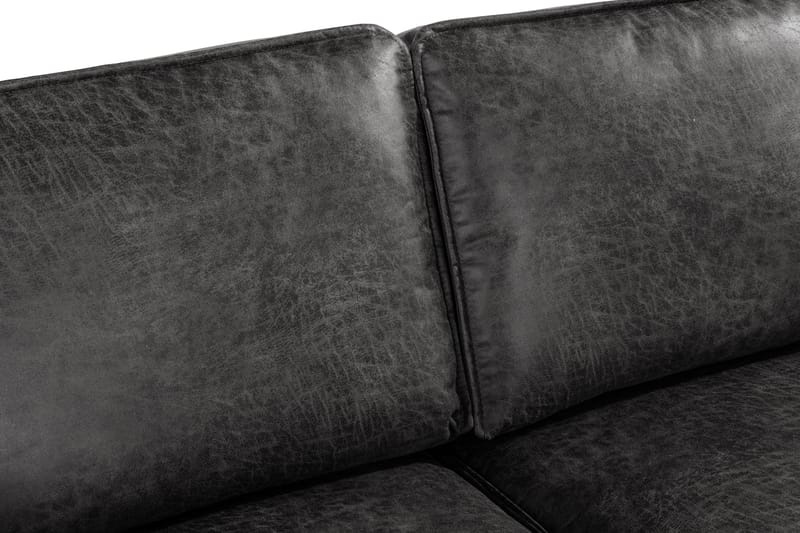 EMRIK 2-sits Soffa med Divan Höger Bonded Leather - Möbler - Vardagsrum - Soffor - Skinnsoffor