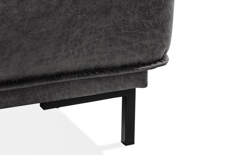 EMRIK 2-sits Soffa med Divan Höger Bonded Leather - Möbler - Vardagsrum - Soffor - Skinnsoffor