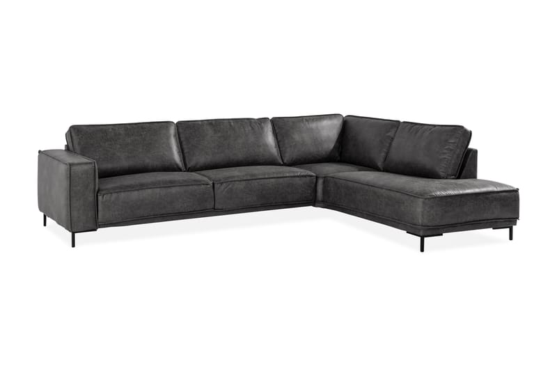 EMRIK 2,5-sits Soffa med Schäslong Höger Bonded Leather - Möbler - Vardagsrum - Soffor - Skinnsoffor