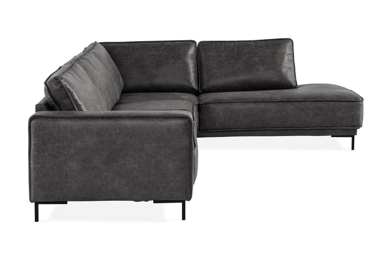 EMRIK 2,5-sits Soffa med Schäslong Höger Bonded Leather - Möbler - Vardagsrum - Soffor - Skinnsoffor