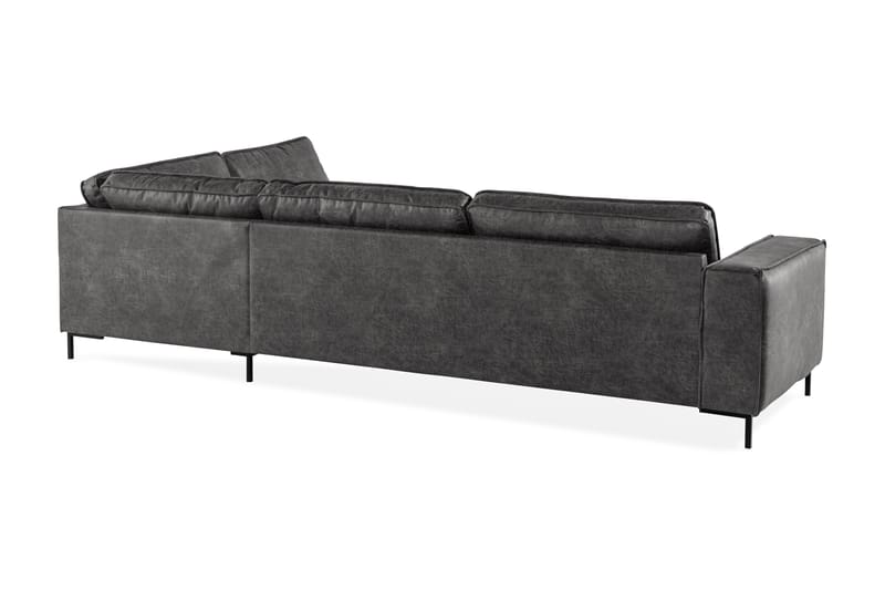 EMRIK 2,5-sits Soffa med Schäslong Höger Bonded Leather - Möbler - Vardagsrum - Soffor - Skinnsoffor