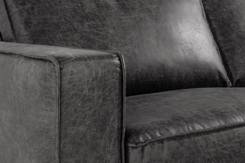 EMRIK 2,5-sits Soffa med Schäslong Höger Bonded Leather - Möbler - Vardagsrum - Soffor - Skinnsoffor