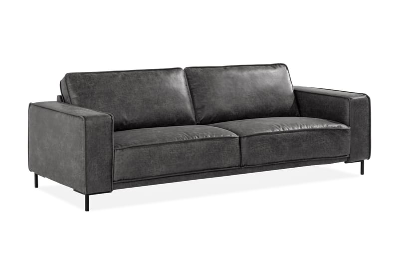 EMRIK 3-sits Soffa Bonded Leather - Möbler - Vardagsrum - Soffor - Skinnsoffor