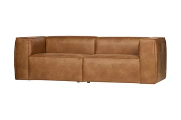 Harlow 3,5-sits Soffa Äkta Läder - Cognac - Möbler - Vardagsrum - Soffor - Skinnsoffor