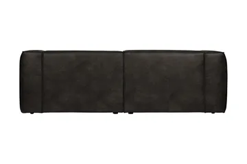Harlow 3,5-sits Soffa - Svart - Möbler - Vardagsrum - Soffor - Skinnsoffor