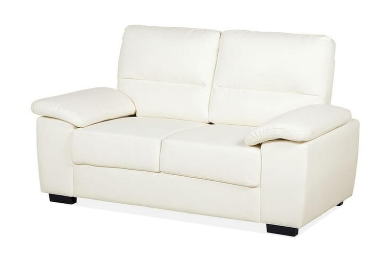 JAKUSZ Soffa 2-Sits Konstläder Beige - Möbler - Vardagsrum - Soffor - Skinnsoffor