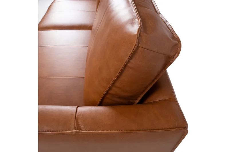 Leo Soffa Ljusbrun - Möbler - Vardagsrum - Soffor - Skinnsoffor