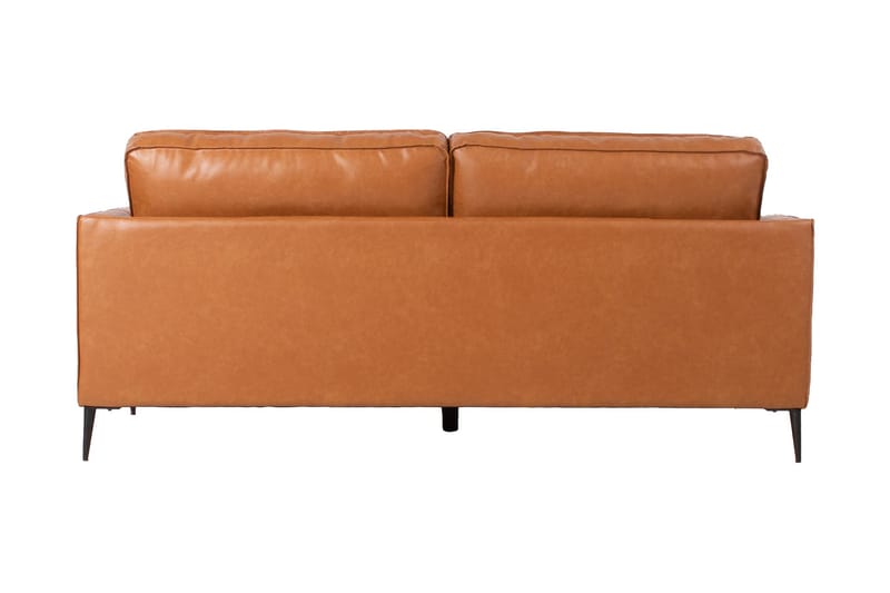 Leo Soffa Ljusbrun - Skinnsoffor - 3-sits soffor