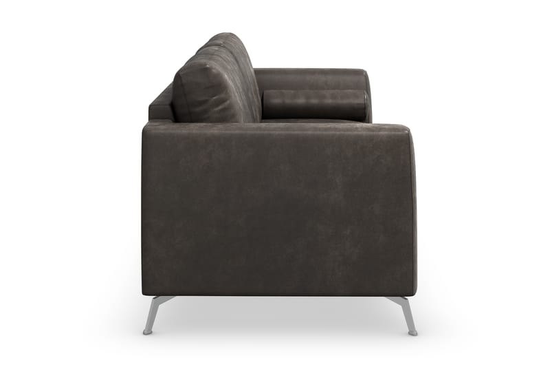 Ocean Lyx 3-sits Soffa i Konstläder - Svart - Möbler - Vardagsrum - Soffor - Skinnsoffor