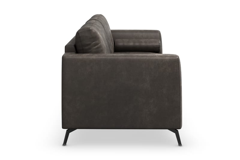 Ocean Lyx 3-sits Soffa i Konstläder - Svart - Möbler - Vardagsrum - Soffor - Skinnsoffor
