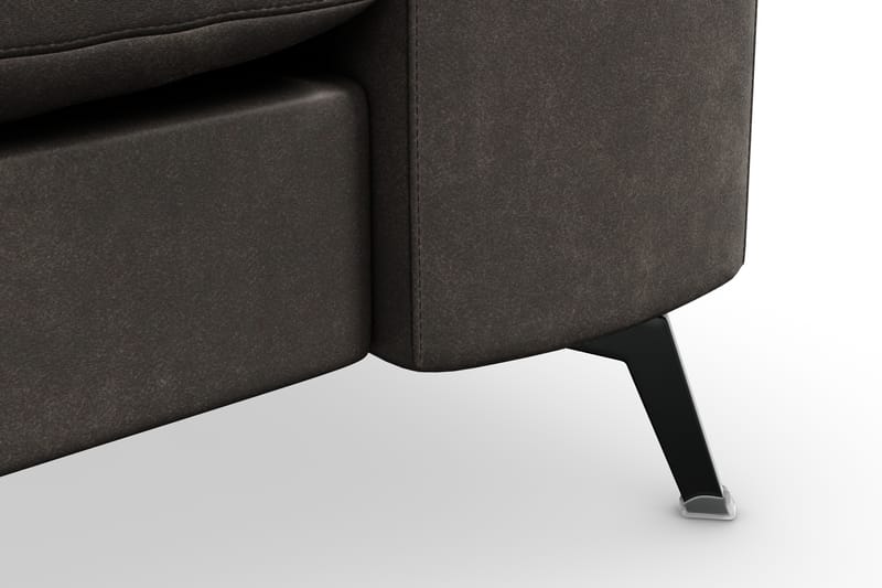 Ocean Lyx 3-sits Soffa i Konstläder - Svart - Möbler - Vardagsrum - Soffor - Skinnsoffor