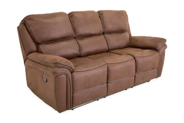 Saranda 3-sits Soffa - Brun - Möbler - Vardagsrum - Soffor - Reclinersoffor & Biosoffor