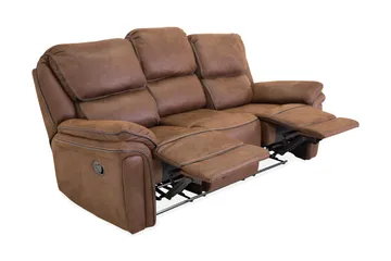 Saranda 3-sits Soffa - Brun - Möbler - Vardagsrum - Soffor - Reclinersoffor & Biosoffor
