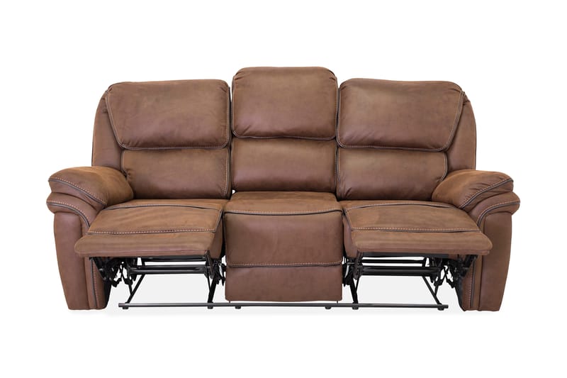 Saranda 3-sits Soffa - Brun - Möbler - Vardagsrum - Soffor - 3-sits soffor